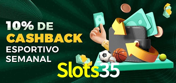 10% de bônus de cashback na Slots35